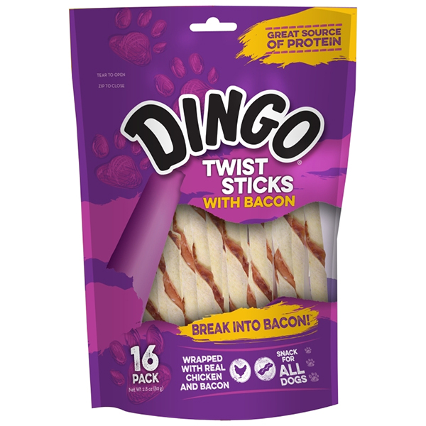 Twist Sticks with Bacon Dingo
